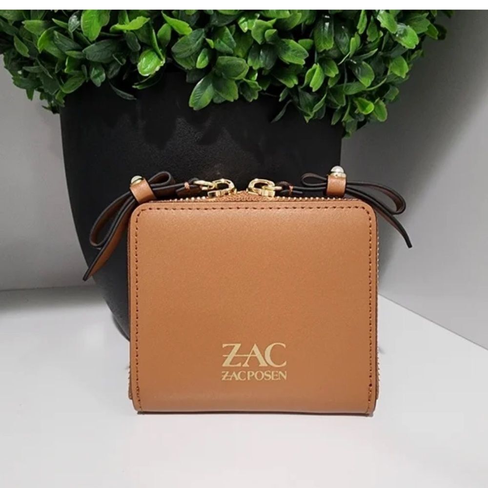 ZAC POSEN Tan Leather Women's Wallet